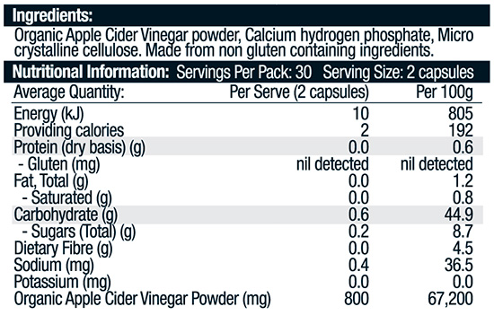 Apple Cider Vinegar by BSc Body Science