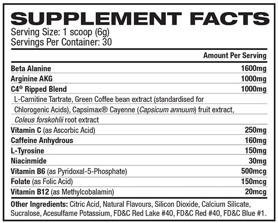 C4 Ripped Cellucor