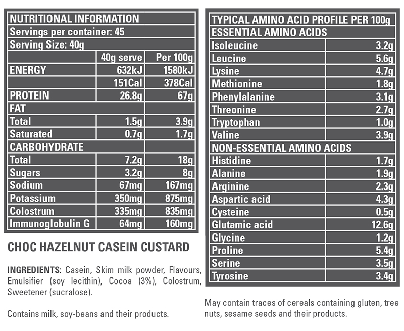 Casein Custard Gen-Tec